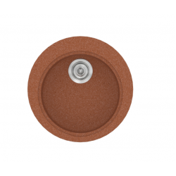 Νεροχύτης Γρανιτένιος Sanitec Classic Granite 316  (Ø48) Βαρέως Τύπου Granite Terracota 20
